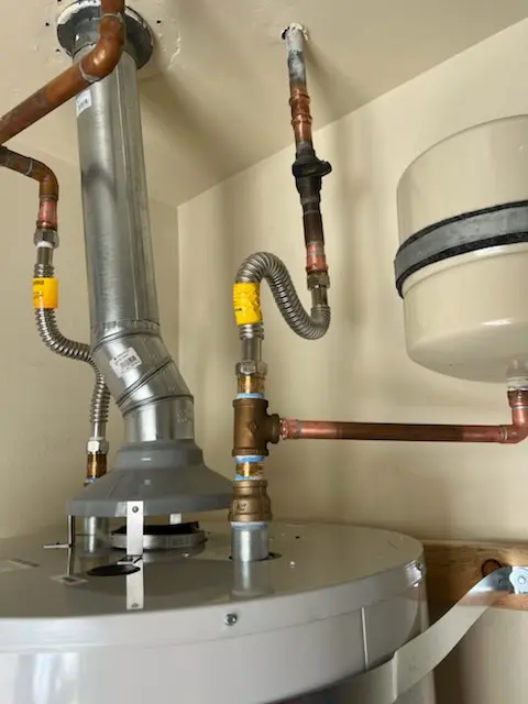 Water heater installation and plumbing repair in Cobblestone